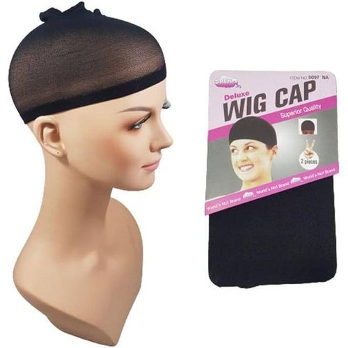 Hair Care 2 pcs Black Wig Cap