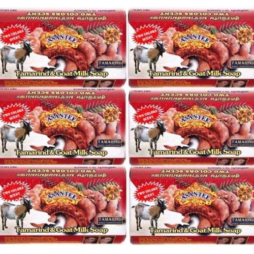 Asantee 6pc Tamarind And Goat Milk Anti Aging Soap-125g