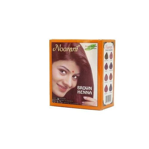 Noorani Brown henna Hair Color And Herbal Powder-12 sachets.