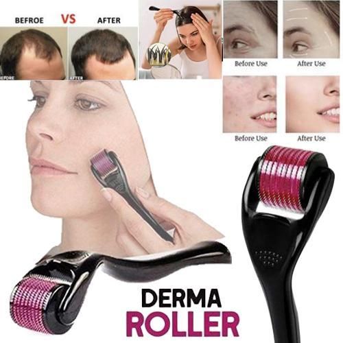 Beard Growth Derma Roller Micro-needle Device- Black
