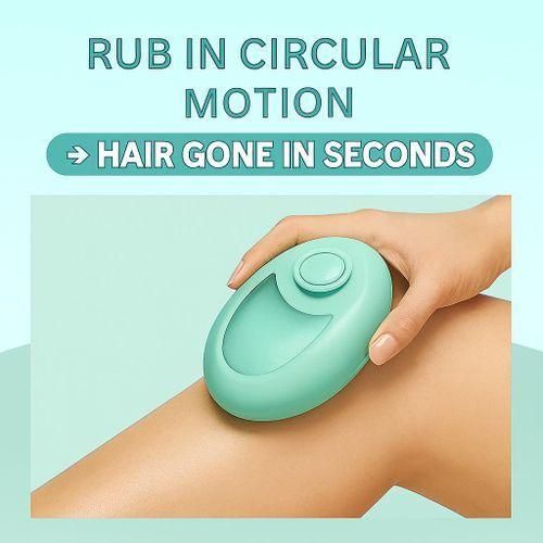 Crystal Hair Removal Nano Glass – Painless Exfoliating Hair Remover, Water Droplet Shape, Reusable & Eco-Friendly Body Shaver for Smooth Skin