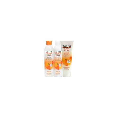 Cantu Care For Kids Shampoo + Conditioner + Curling Cream Set