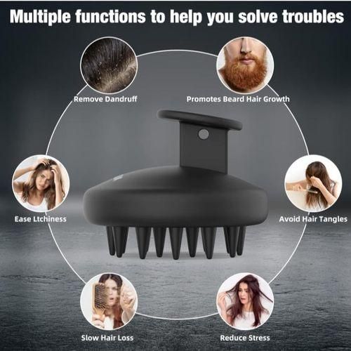 Scalpmaster Silicone Hair Scalp Massager ,Shampoo ,Hair Detangler,washing Hair Scrubber Brush