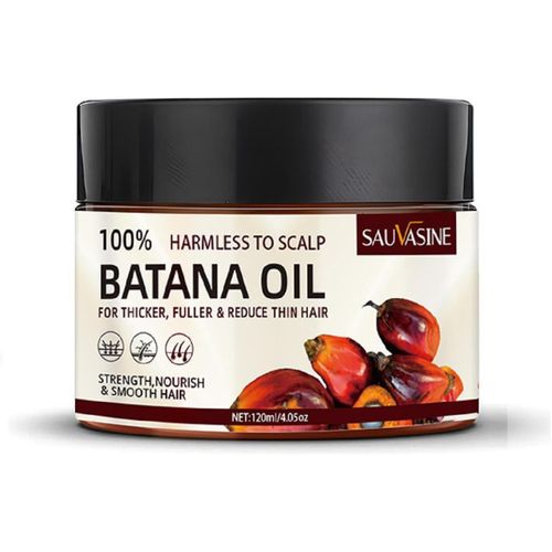 Sauvasine Raw Batana Oil for Hair Growth,Natural,Pure,Unrefined and Organic Batana Oil from Honduras,Repair Hair Split End for Men & Women(120ML)