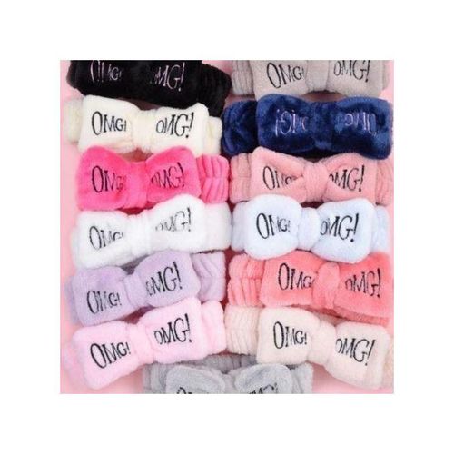 OMG Headbands For Women/ Girls Makeup Wash Face Hairbands / Shower Head Wrap-3pcs
