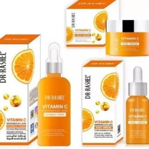 DR RASHEL Vitamin C Essense Toner+ Serum+Face Cream