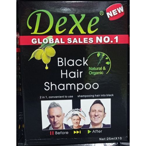 Dexe 10 Pcs Black Hair Shampoo