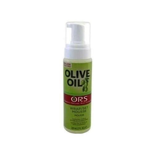 Olive Oil Wrap Set/mousse Hold & Shine Flex Hold Hair Styling Mousse..