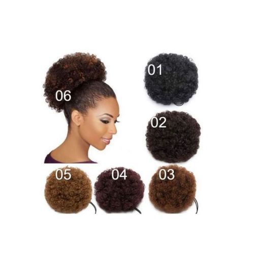 Afro Hair Bun Extension Colour (FREE GIFT Inside)