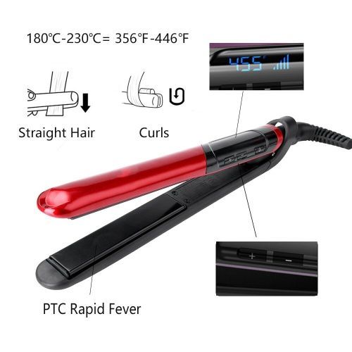 Cronier professional 2 In 1 Ceramic Flat Iron Hair Straightner