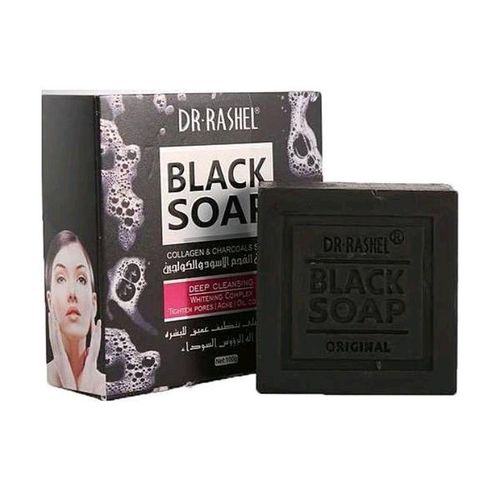 DR RASHEL 2 Pcs of Collagen and Charcoal Black Soap