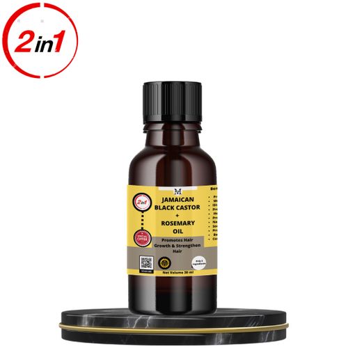 Mekis Jamaican Black Castor & Rosemary Oil–30ml,Promotes Hair Growth And Prevent Greying Of Hair