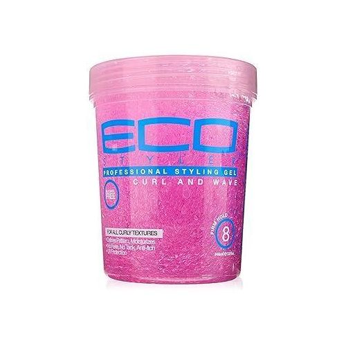 Eco Styler Professional Styling Gel - Curl and Wave - 473ml - pink