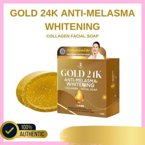 Precious Skin ANTI-MELASMA GOLD 24K WHITENING COLLAGEN FACIAL SOAP