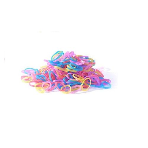50pcs Hair Rubber Bands Colorful