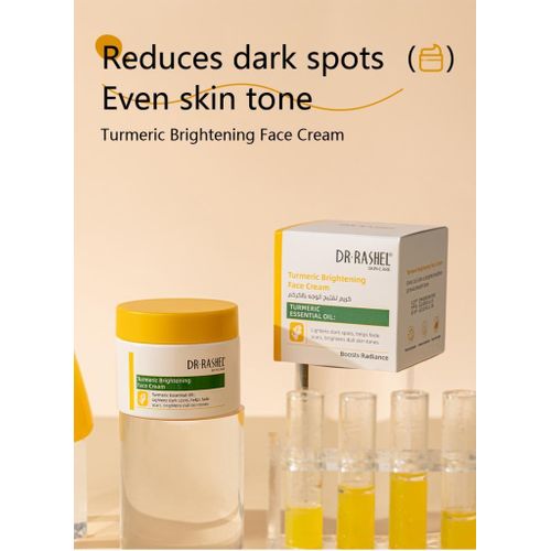 DR RASHEL (ORIGINAL NEW)Dr Rashel Turmeric Face Cream – Dark Spot Corrector & Skin Brightening Moisturizer For Scars And Uneven Tone