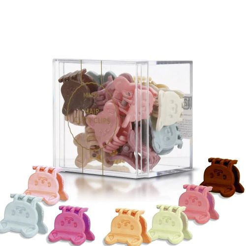 Miniso Cute Bear Mini Hair Claw Clip (14 pcs)