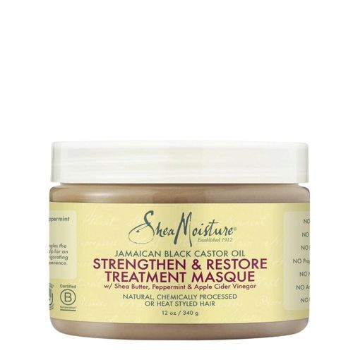 Shea Moisture Jamaican Black Castor Oil Treatment Masque-Replenish Moisture and Strengthen Hair-Deep Conditioner Hair Treatment for Dry, Damaged Hair, Paraben Free Hair Mask with a FREE Hair Styling Plastic Comb Set.