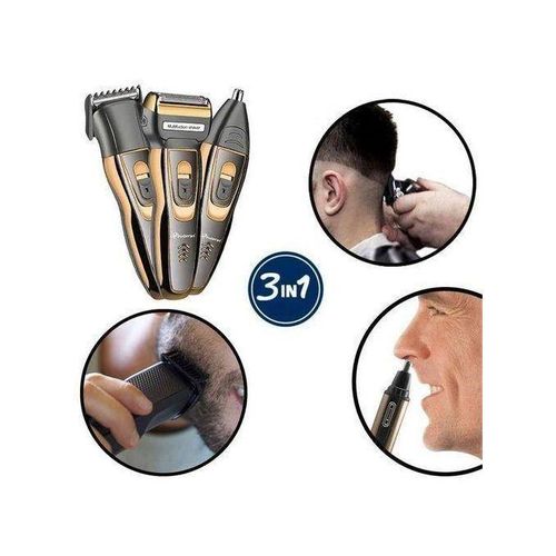 Rechargeable Hair Shaving Machine, Shaver- 3 In 1