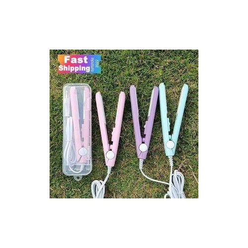 Mini Hair Straightener Flat Iron – Portable Ceramic Hair Styling Tool For Quick Touch-Ups & Travel