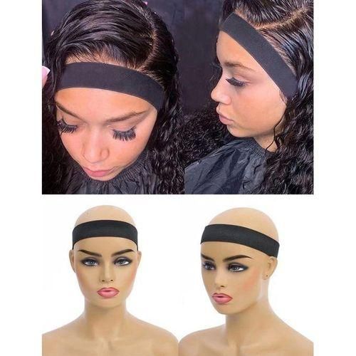 Edges Lace Melting Bands Wig Bands For Keeping Wigs In Place,black
