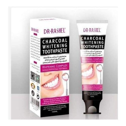DR RASHEL Charcoal Whitening Toothpaste Remove Teeth Stains Bad Breath