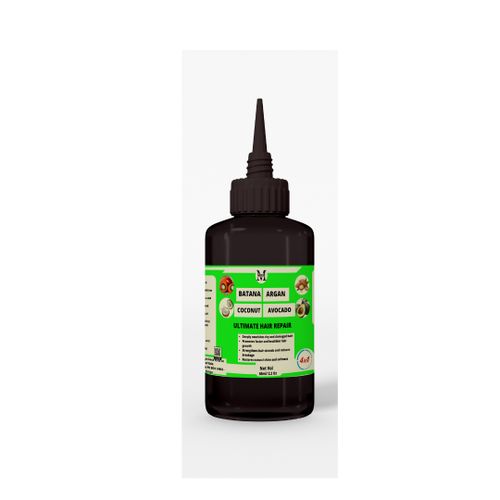 Mekis Batana, Argan, Coconut & Avocado Oil Blend - Deeply Nourishes Dry And Damaged Hair, Strengthens Hair Strands And Reduces Breakage, Restores Natural Shine And Softness Repairs Heat And Chemical Damage