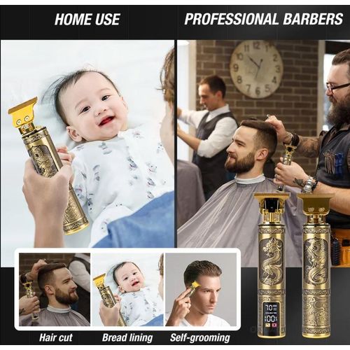 Vintage T9 Professional Rechargeable/Portable Electric Hair Shaving Clipper Trimmer
