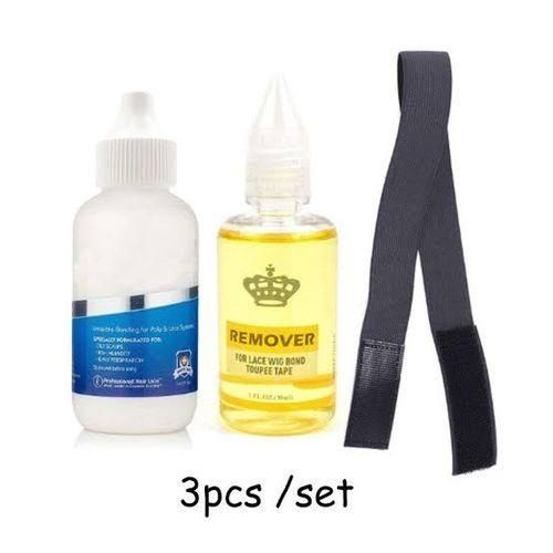 Wig laying combo ( Glue+Remover+Band)