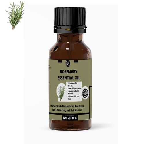 Mekis Rosemary Essential Oil-100% Pure,Stimulates Hair Growth,Acne