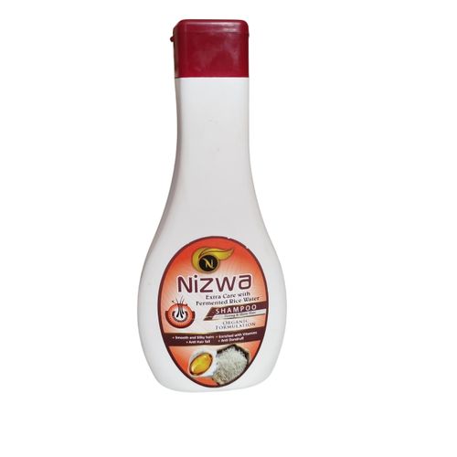 Nizwa Rice Organic Shampoo. Prevent hair fall, Moisturizes, Makes hair Smooth & Silky, Makes Hair strong & Shinny, Cleanses hair & Scalp and Prevent Dandfuffs