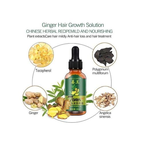 7 Day Gluta Magic Ginger Germinal Hair Oil Growth Essence-30ml