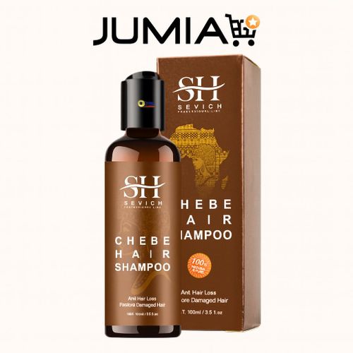 SEVICH Chebe Hair Shampoo 100ml - 100% Natural Anti Hair Loss Shampoo for Damaged Hair Repair & Growth