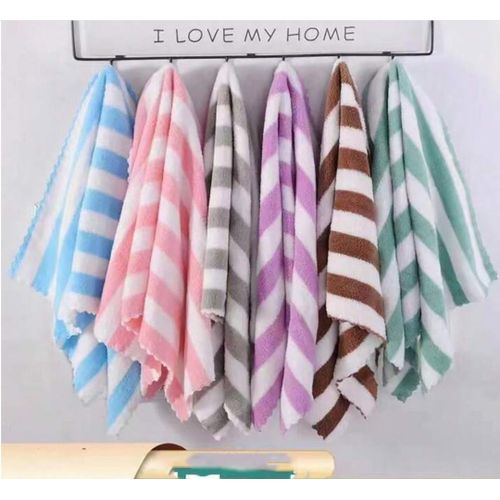 5pcs Lightweight Coral Fleece Towel