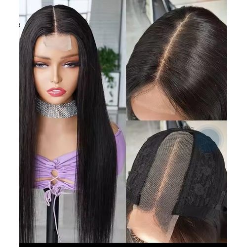 2*8 lace front semi human straight wig