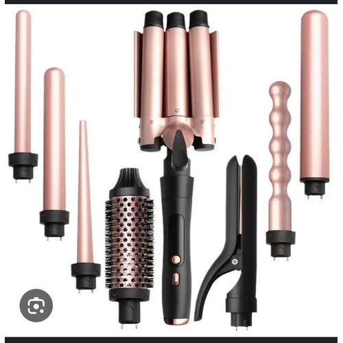 5 in 1 Interchangeable Curling Iron Set – Multi Size Hair Curlers for Versatile Styling, Eco Friendly Materials, Dual Voltage 110v/240v, 45W Power, Professional Home Use