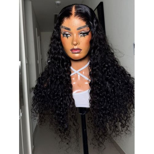 Flossy Straight Lace Front Wigs Kinky Straight Human Hair 30 Inch 13x6 HD Lace Frontal Wig Kinky Straight Human Hair Wig Glueless