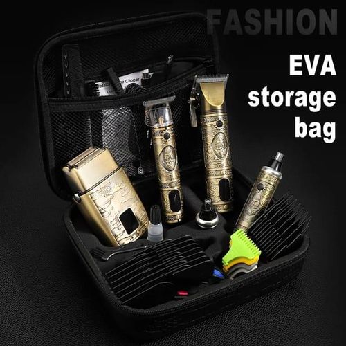 Rechargeable Trimmer Hair Clipper, Hair Trimmer Kit with bag Barber Set.