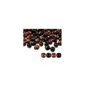 100pcs Light Brown & Dark Brown Wooden Hair Beads Accessories