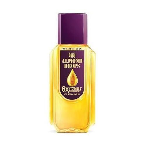 Bajaj Almond Drops Hair Oil, Hair Oil, 6X Vitamin E, Almond Oil