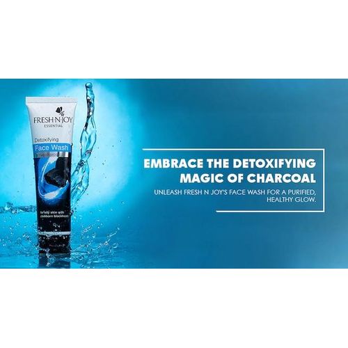 FRESH.N.JOY Detoxifying With Charcoal Face Wash