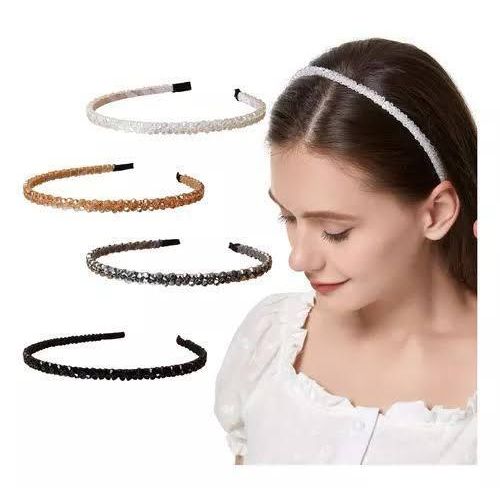 Chic Trendy Pearl Headbands (Get 2pcs) Stunning Rhinestone Tiara Hairband