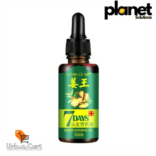 King Ginger Oil for Hair Growth - Biotin Hair Growth Serum, 100% Pure Natural Ginger Essential Oil - Promotes Stronger, Thicker, Longer Hair in Women & Men - 3.15 Fl Oz / 30ml
