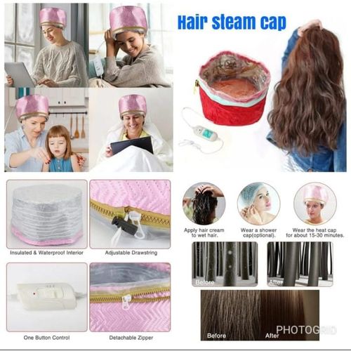 Pu Fashion Hair Heat Cap Home Thermal Steamer
