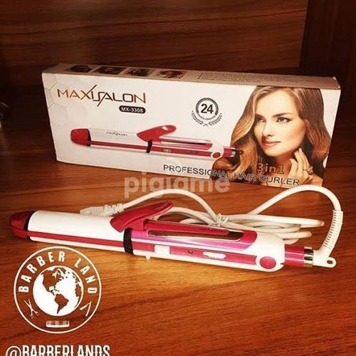 Maxi 3 IN 1 Maxisalon Flat Iron, Curler And Straightener