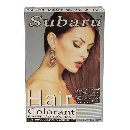 Subaru Hair Dye Protective Creme With Protin Conditioner-Grape Red