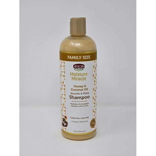 AFRICAN PRIDE Moisture Miracle Honey & Coconut Oil Shampoo – Hydrating & Nourishing Hair Care