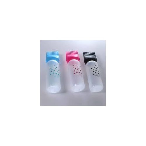 Root Comb Applicator Bottle, Bottle Applicator Brush Hair Oiling Applicator Bottle, Hair Dye Brush Bottle Lightweight Oil Bottle Applicator Brush 3PCS