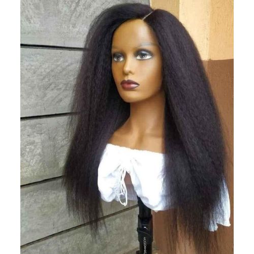 Lace front straight wig