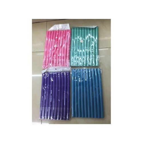 10 Pieces Flexi Rods / Curling Rods Hair Styling Tools - Rando Colors